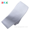 knitted medical breathable elastic waist belt 52mm white